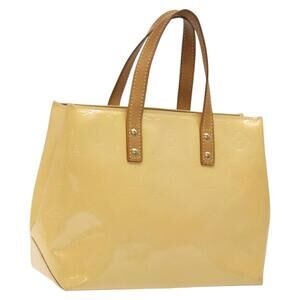 LOUIS VUITTON Monogram Vernis Reade PM Bag Marshmallow Pink M91306
